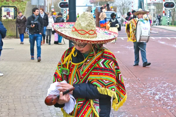 Karnaval musim dingin tahunan di Gorinchem. 9 Februari 2013, The Nethe — Stok Foto