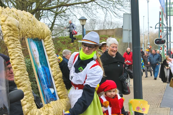 Carnaval anual de invierno en Gorinchem. febrero 9, 2013, The Nethe — Foto de Stock