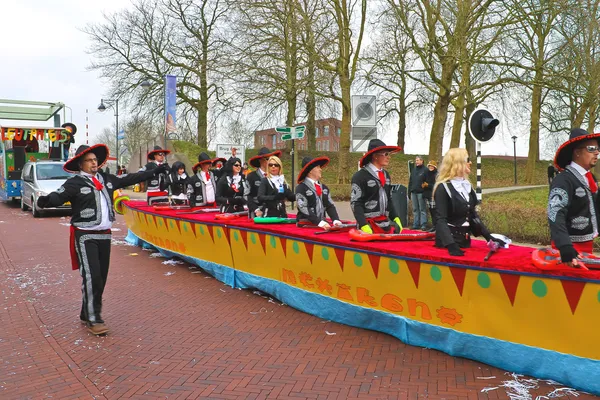 Annual Winter Carnival in Gorinchem. February 9, 2013, The Nethe — Stock Photo, Image