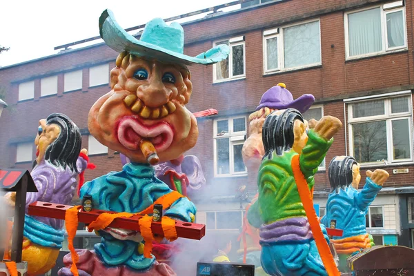 每年冬季狂欢节在 gorinchem。2013 年 2 月 9 日，nethe — 图库照片