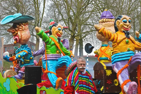 Carnaval anual de invierno en Gorinchem. febrero 9, 2013, The Nethe — Foto de Stock