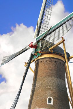 eski fırıldak gorinchem şehir. Hollanda