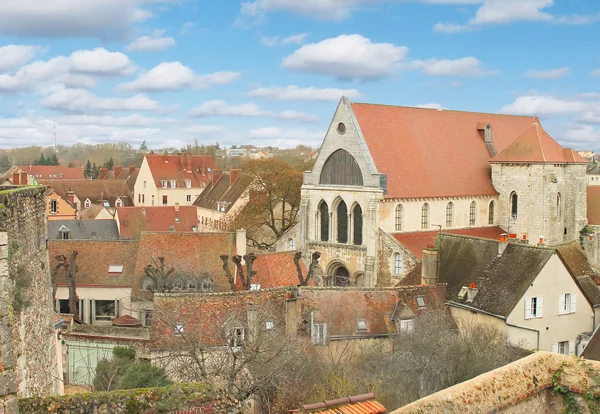 Vista geral da cidade francesa de Chartres — Fotografia de Stock