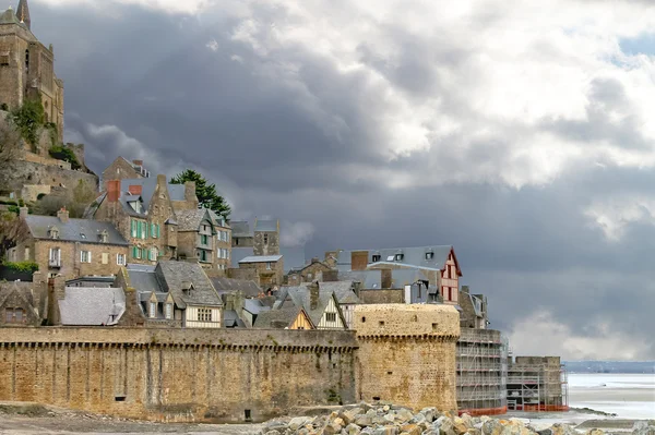 Abadia de Mont Saint Michel. Normandia, França — Fotografia de Stock