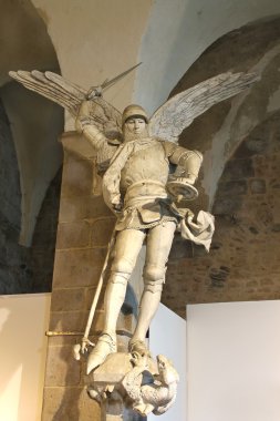 archangel michael mont Abbey heykeli saint michel. n
