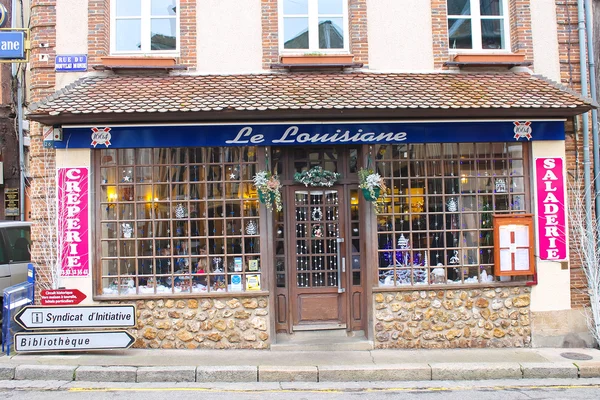 Café à Verneuil-sur-Avre. France — Photo