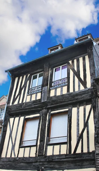 French wooden house in the traditional style — Stock Photo, Image