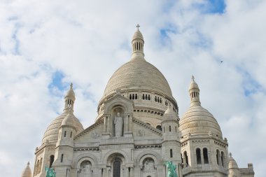 Montmartre. sacre coeur Bazilikası'na. Paris. Fransa