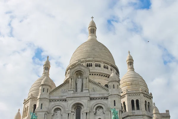 Montmartre. Bazilika sacre coeur. Paříž. Francie — Stock fotografie