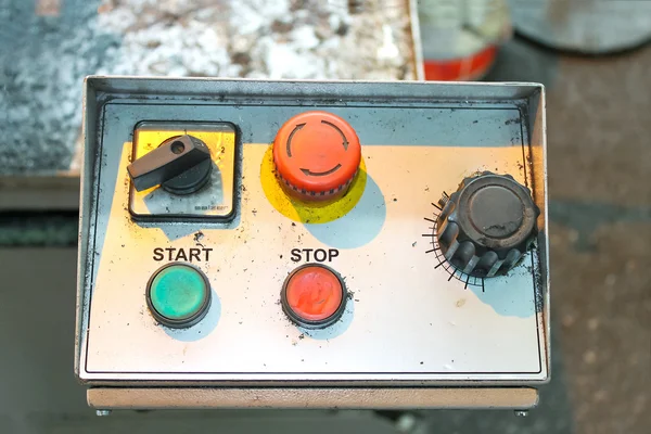 Maszyny do wytwarzania panelu sterowania — Zdjęcie stockowe