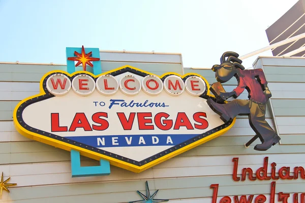 Il famoso Welcome to Fabulous Las Vegas Sign — Foto Stock