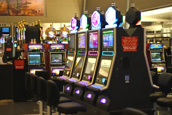 Slots am flughafen mccarran in las vegas, nevada — Stockfoto