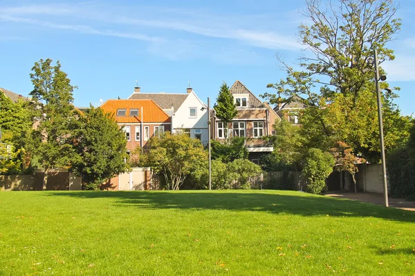 Park in de Nederlandse stad dordrecht. Nederland — Stockfoto
