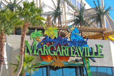 las Vegas'ta Margaritaville Restoran-Hediyelik Dükkanı