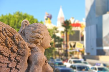las vegas'ın Sezar'ın sarayında heykel