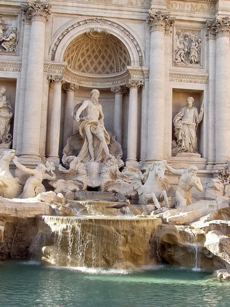 Fontanna di Trevi w Rzymie, Włochy — Zdjęcie stockowe