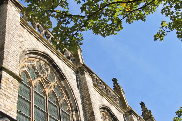 Grote kerk Kościół, główną atrakcją dordrecht — Zdjęcie stockowe