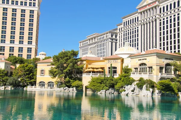 Fontein in het bellagio hotel in las vegas — Stockfoto