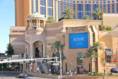 las Vegas'ta Venedik, büyük kanal shoppes alışveriş merkezi