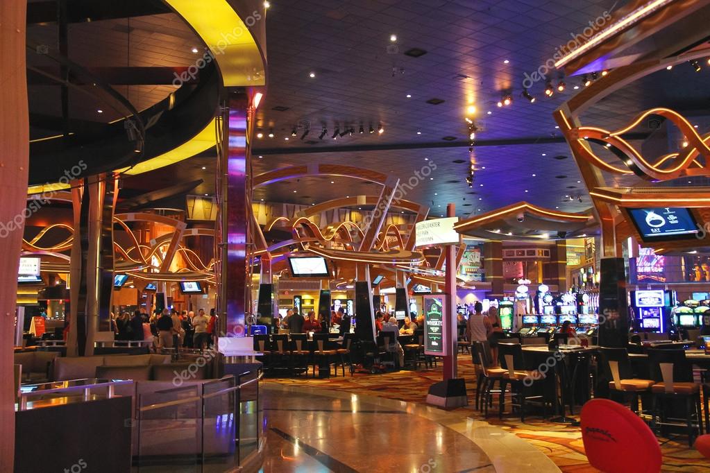 The interior of New York-New York Hotel & Casino in Las Vegas