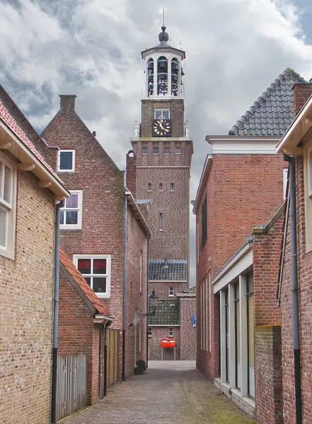 Iglesia en la ciudad holandesa de Heusden. Países Bajos —  Fotos de Stock