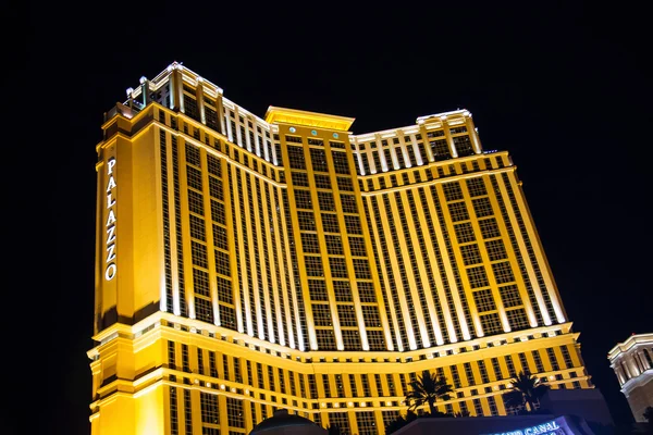 Palazzo hotel and casino w las vegas. — Zdjęcie stockowe