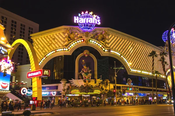 Las Vegas 'ın gece manzarası.