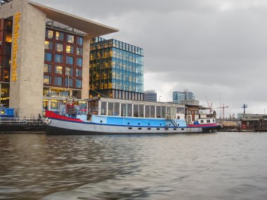 Dolgu ve amsterdam'ın modern binalarda. Hollanda
