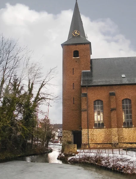 Kasteel hoensbroek, ένα από τα πιο διάσημα κάστρα ολλανδική. heerle — Φωτογραφία Αρχείου