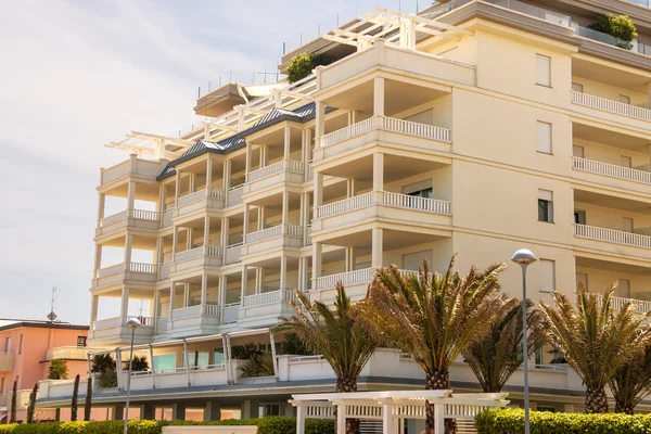 Hotel Spa na wybrzeżu w miejscowości cervia, Włochy — Zdjęcie stockowe