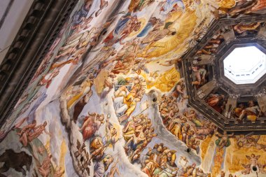 katedralin iç santa maria del fiore, Floransa, İtalya