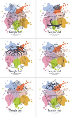 cupcake kart seti