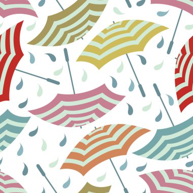 renkli şemsiye arka planı