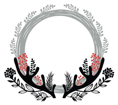 Floral Antlers Premium Vector Download For Commercial Use Format Eps Cdr Ai Svg Vector Illustration Graphic Art Design