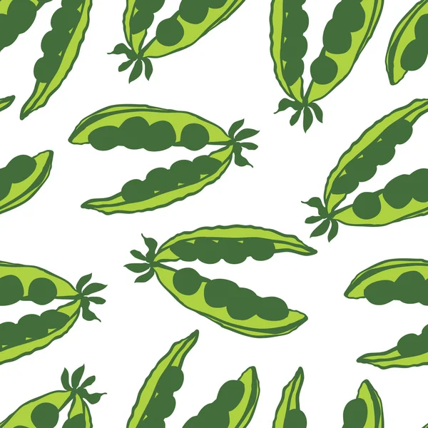 Pois verts motif sans couture — Image vectorielle