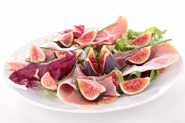 Fig and ham — Stock Photo, Image