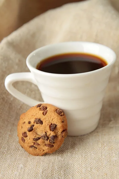 Copo de café e biscoito — Fotografia de Stock