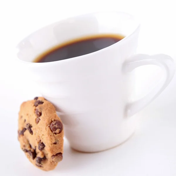 Kávéscsésze és a cookie-k — Stock Fotó