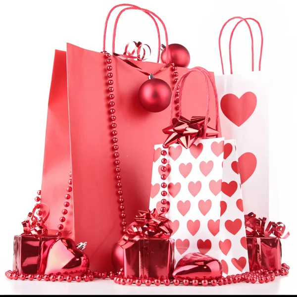 Shopping bag e decorazione — Foto Stock
