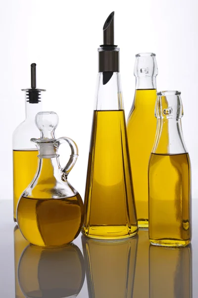 Carafe of olive oil — Stock Photo, Image