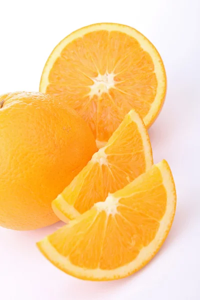 Orange juice isolated on white — Stock Photo, Image