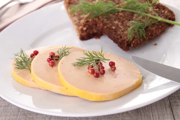 Kawałek foie gras — Zdjęcie stockowe