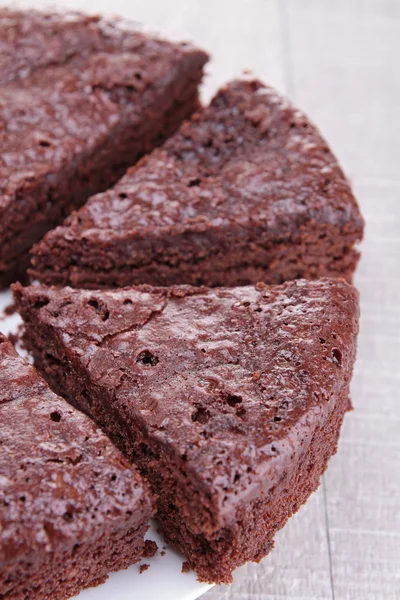 Torta de chocolate — Fotografia de Stock