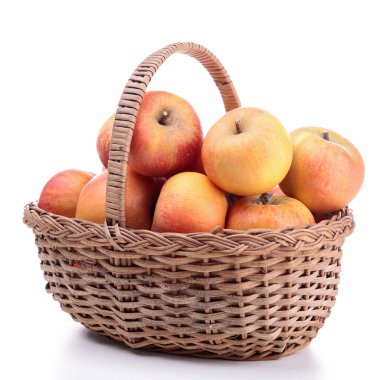 Elmalı hasır sepet.