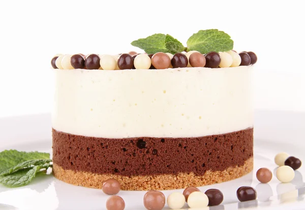 초콜릿 무스 케이크 — 스톡 사진