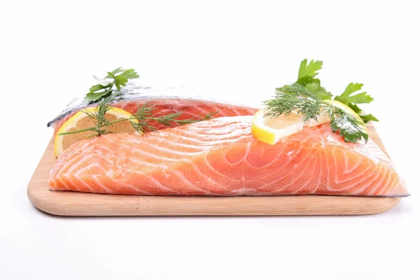 Salmón crudo — Foto de Stock