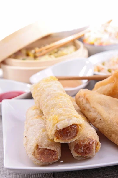 Assortiment van Chinees eten — Stockfoto