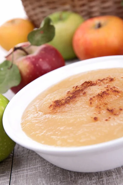 Gourmet applesauce — Stock Photo, Image