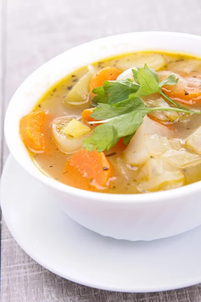 Bol de soupe de légumes — Photo