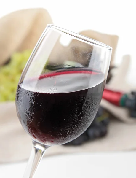 Red wineglass — Stock Photo, Image